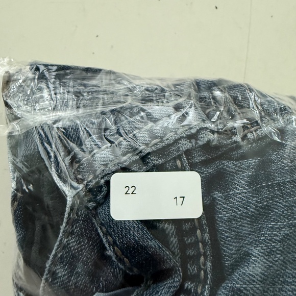 Silver Jeans ZAC Straight Leg Distressed Denim Jeans Mens 42 x 34 Stretch - Picture 11 of 11